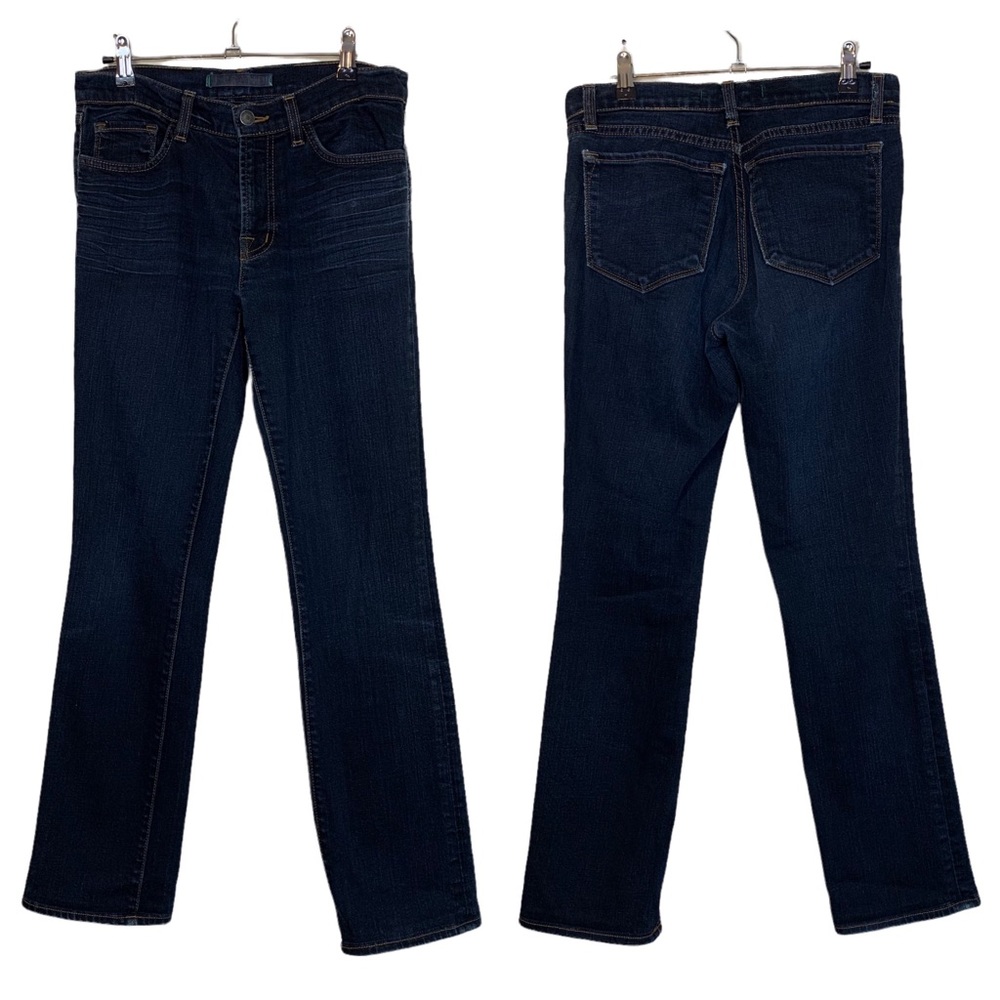 J Brand Straight Leg Dark Wash MidRise Straight Jeans Size 27 Cut#642